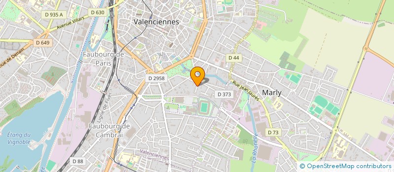 localisation de l'entreprise COTE PARC à VALENCIENNES