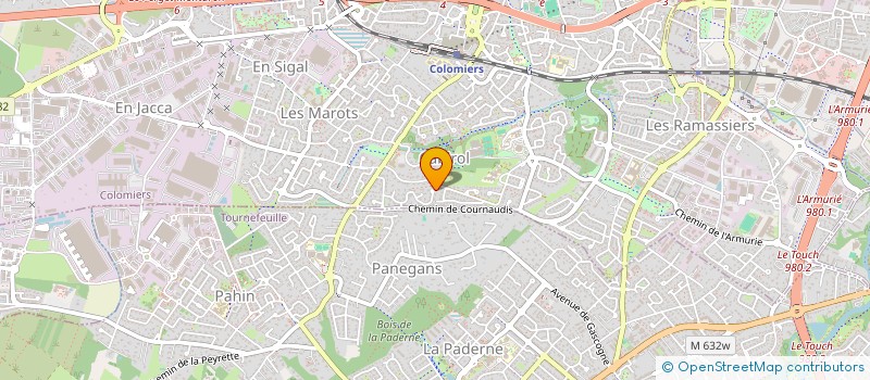 localisation de l'entreprise COTE PARC à COLOMIERS