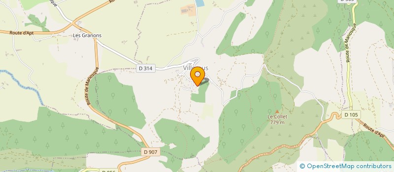 localisation de l'entreprise COTE PEINTURE  VILLEMUS