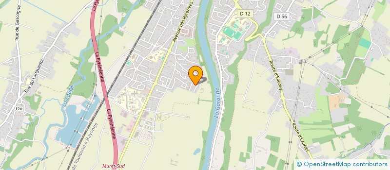 localisation de l'entreprise COTE PHASES  MURET