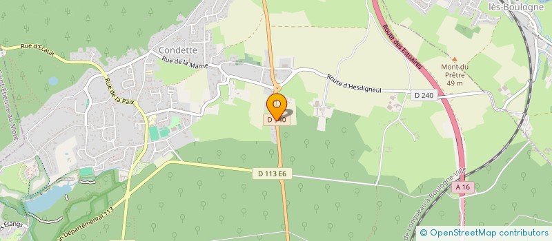 localisation de l'entreprise COTE PISCINES  ISQUES