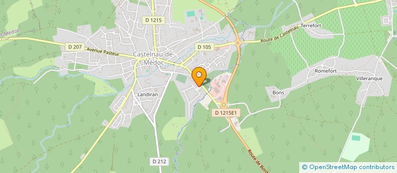 localisation de l'entreprise COTE PLAGE  CASTELNAU-DE-MEDOC