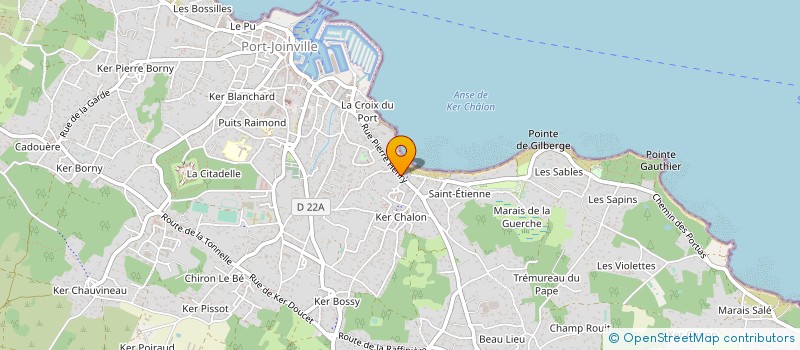 localisation de l'entreprise COTE PLAGE YE à L'ILE-D'YEU