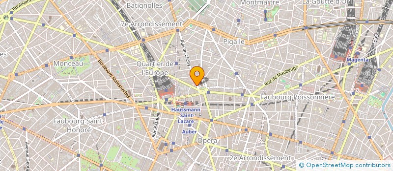 localisation de l'entreprise COTE REGIE à GENNEVILLIERS