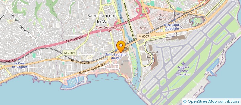localisation de l'entreprise COTE RETOUCHES à SAINT-LAURENT-DU-VAR
