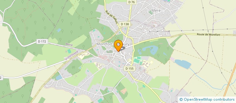 localisation de l'entreprise COTE RUE  MONTFORT-L'AMAURY