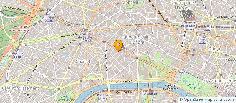 localisation de l'entreprise COTE RUES  PARIS