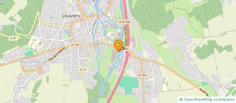 localisation de l'entreprise COTE SABLE à LOUVIERS