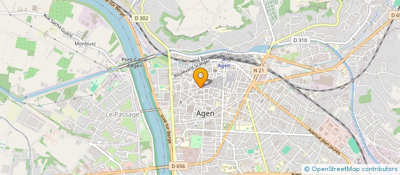 localisation de l'entreprise COTE SAC à AGEN