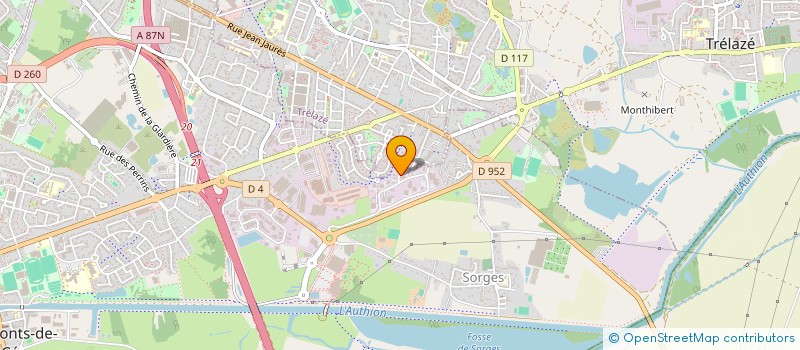 localisation de l'entreprise COTE SAISON à LES PONTS-DE-CE