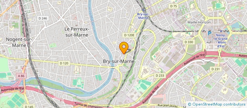 localisation de l'entreprise COTE SAISON  BRY-SUR-MARNE