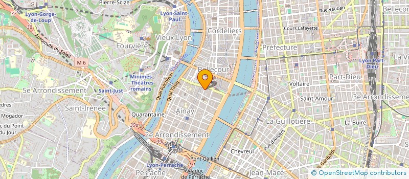 localisation de l'entreprise COTE SAONE à LYON