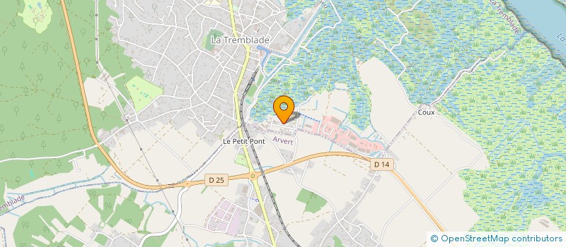 localisation de l'entreprise COTE SAU  LA TREMBLADE