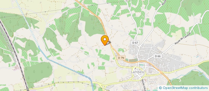 localisation de l'entreprise COTE SAVEURS à LAMBESC