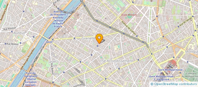 localisation de l'entreprise COTE SEINE à PARIS