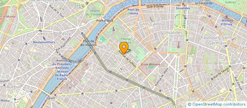 localisation de l'entreprise COTE SEINE à PARIS