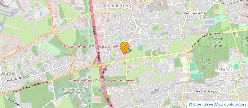 localisation de l'entreprise COTE SOL à MERIGNAC
