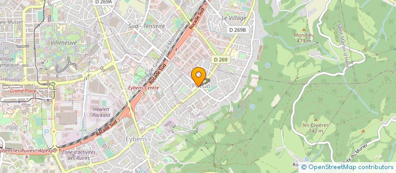 localisation de l'entreprise COTE SOLEIL  POISAT