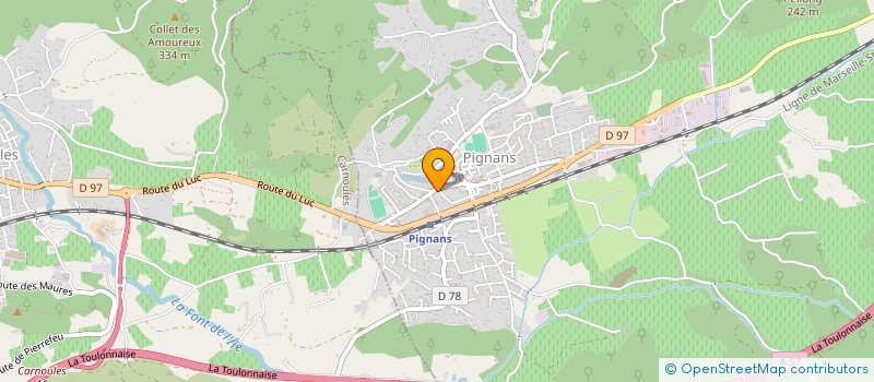localisation de l'entreprise COTE SOMMEIL à PIGNANS