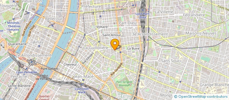 localisation de l'entreprise COTE SQUARE  LYON