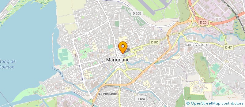 localisation de l'entreprise COTE SUD à MARIGNANE
