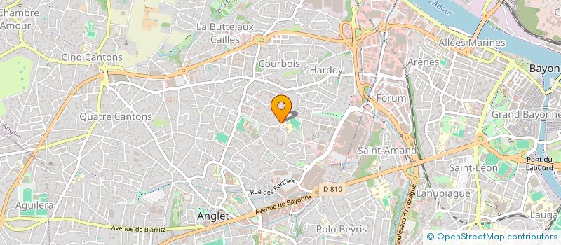 localisation de l'entreprise COTE SUD  ANGLET