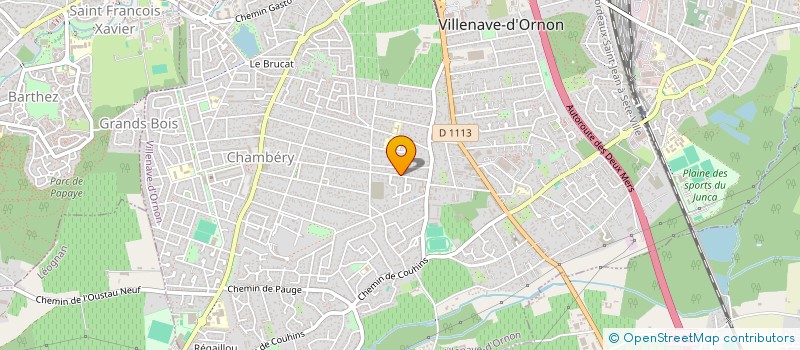 localisation de l'entreprise COTE SUD  VILLENAVE-D'ORNON