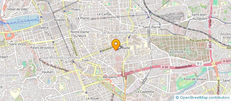 localisation de l'entreprise COTE SUD à MARSEILLE