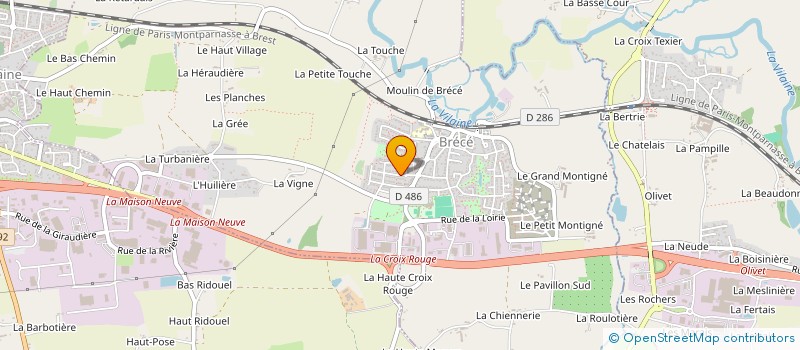 localisation de l'entreprise COTE-SUD à NOYAL-SUR-VILAINE