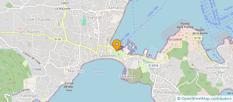 localisation de l'entreprise COTE SUD  LA SEYNE-SUR-MER