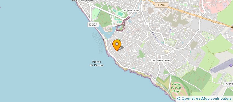 localisation de l'entreprise COTE SUD à LES SABLES-D'OLONNE