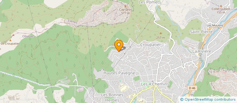 localisation de l'entreprise COTE SUD CONSTRUCTION à TOULON