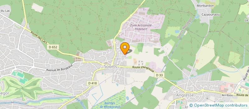 localisation de l'entreprise COTE SUD ESCRIME 40 à SOORTS-HOSSEGOR