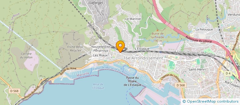 localisation de l'entreprise COTE SUD PROXI  MARSEILLE