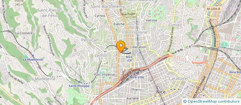 localisation de l'entreprise COTE SUD RENOVATION à NICE
