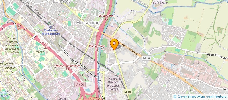 localisation de l'entreprise COTE SUD TOULOUSE  TOULOUSE
