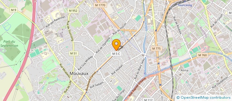 localisation de l'entreprise COTE TERRASSE à MOUVAUX