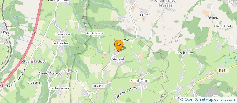 localisation de l'entreprise COTE TONNELLE  SAINT-OURS