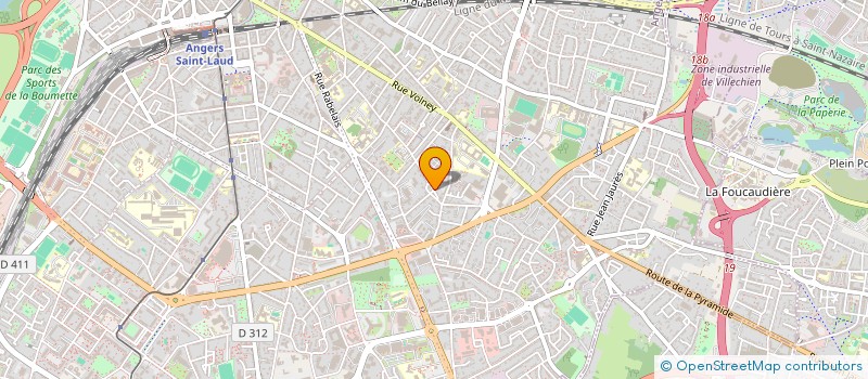 localisation de l'entreprise COTE TRAVAUX à ANGERS