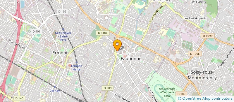localisation de l'entreprise COTE VINS à EAUBONNE