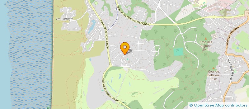 localisation de l'entreprise COTE VINS FRANCE  LE TOUQUET-PARIS-PLAGE