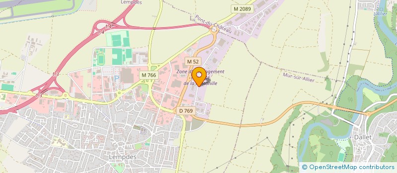 localisation de l'entreprise COTE VOLCANS  LEMPDES