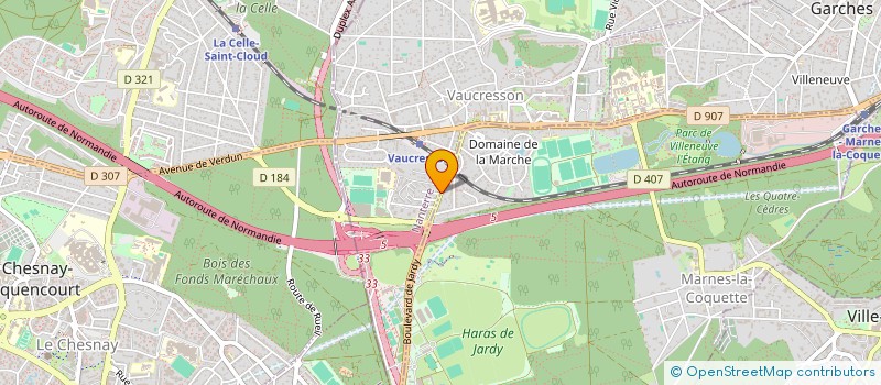 localisation de l'entreprise COTE VRAC, VOTRE EPICERIE SUR MESURE  VAUCRESSON