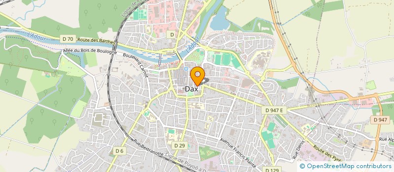 localisation de l'entreprise COTE WEST AGENCY  DAX