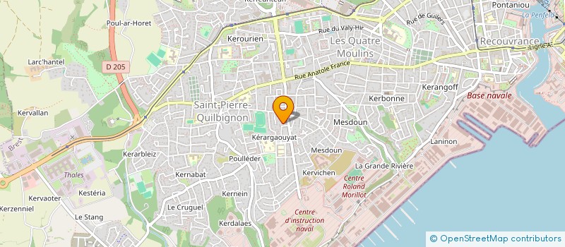 localisation de l'entreprise COTE ZEN à BREST