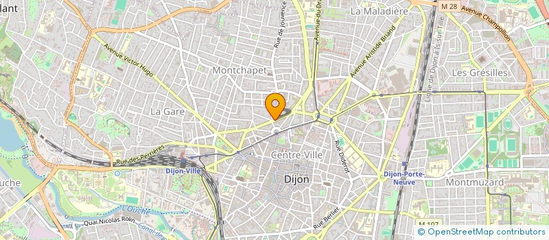 localisation de l'entreprise COTEAU CHAUD  DIJON