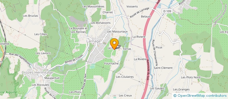 localisation de l'entreprise COTEAU SUD à LARNAGE