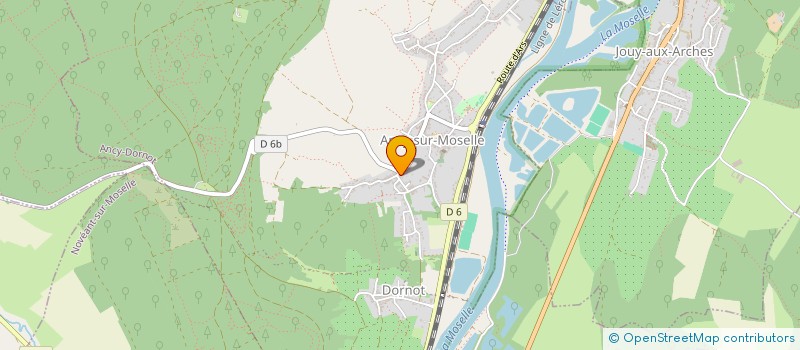 localisation de l'entreprise COTEAUX D'ANCY  ANCY-DORNOT