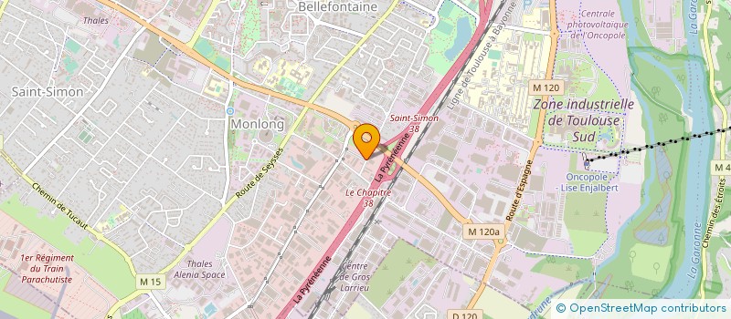 localisation de l'entreprise COTEAUX EXPRESS à TOULOUSE