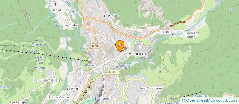 localisation de l'entreprise COTEBELLE à BRIANCON